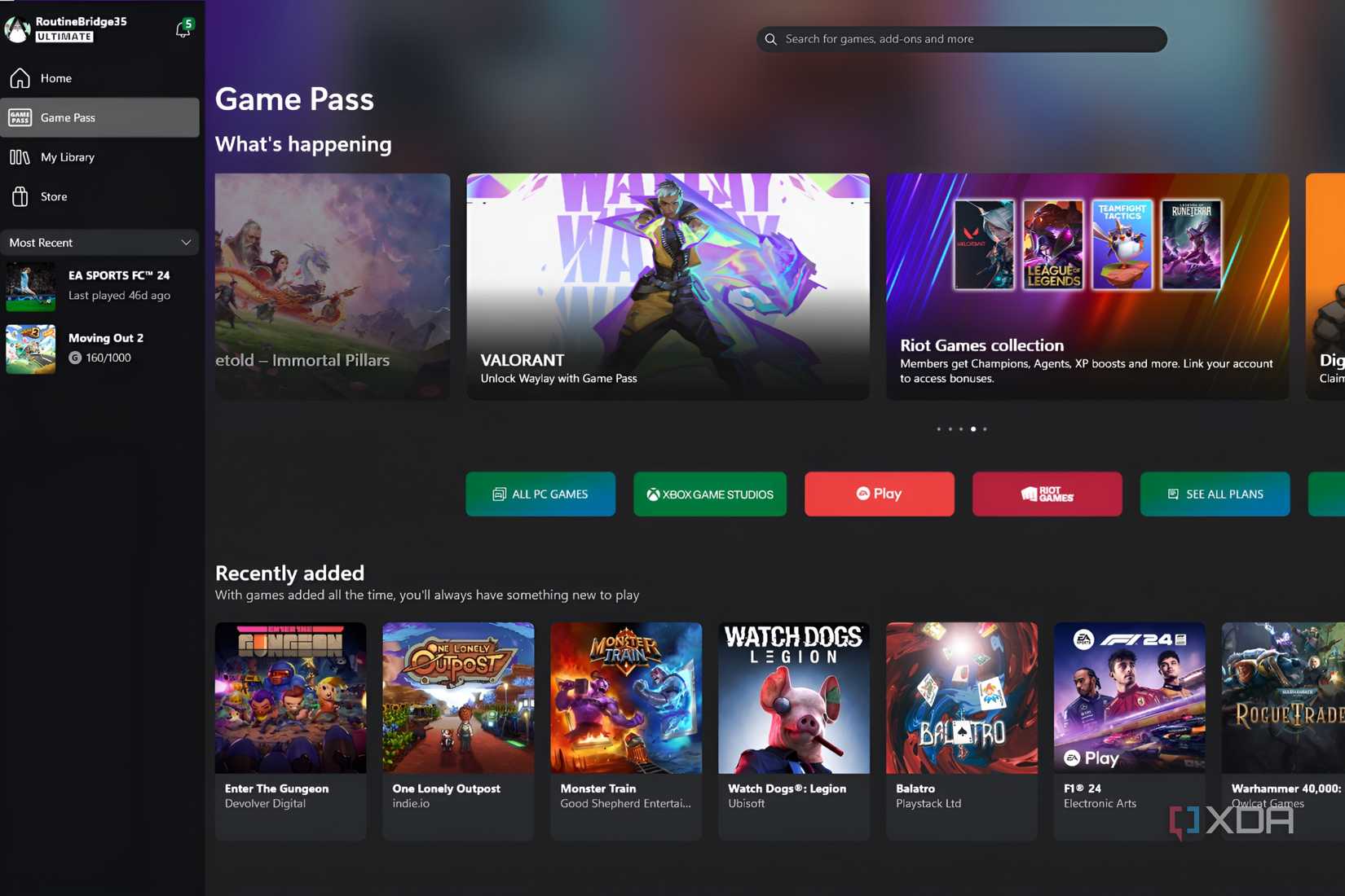 Screenshot from Xbox Games Pass Ultimate on Pc