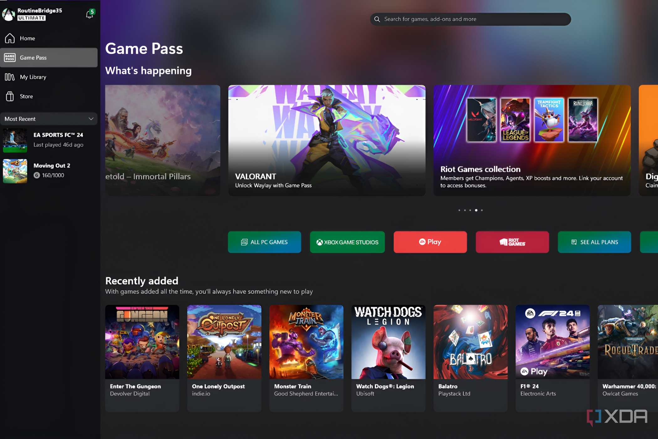 Screenshot from Xbox Games Pass Ultimate on Pc