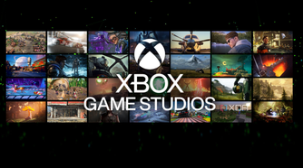 Xbox Game Studios logo against a backdrop of games