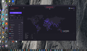 Shows Proton VPN not connected yet