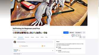 3d Printing Beginners and Pros Facebook group