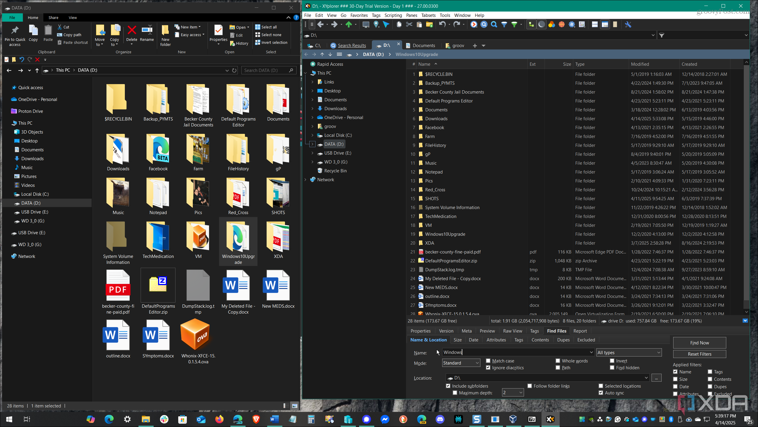 XYplorer is the best dual-pane file manager that I've used on Windows