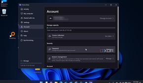 Screenshot of Proton Drive app account settings