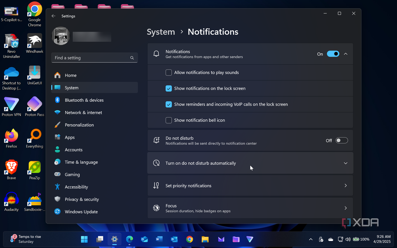 Pc Setting Notification 5 ways I tweak Windows 11 settings for better productivity
