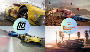 Turn 10 (Forza Motorsport) Next to Playground games (Forza Horizon)