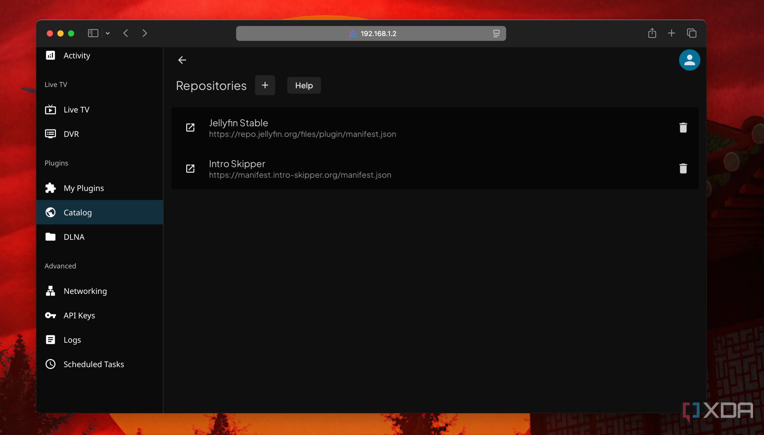 Add third-party plugins repository in Jellyfin