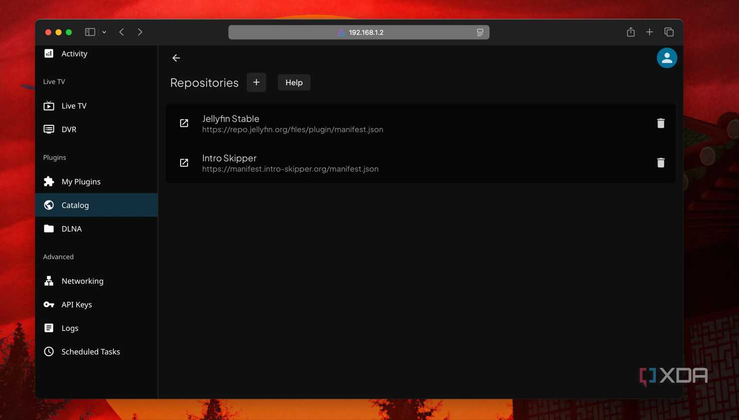 Add third-party plugins repository in Jellyfin