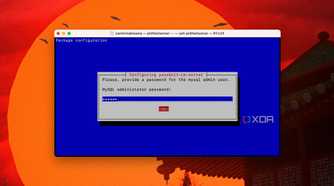 A screenshot of adding MariaDB MySQL admin password for Passbolt