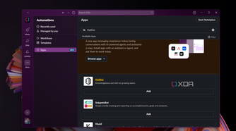 Caption showing adding Outline in Slack