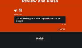 an ifttt applet for sending free game deals to discord