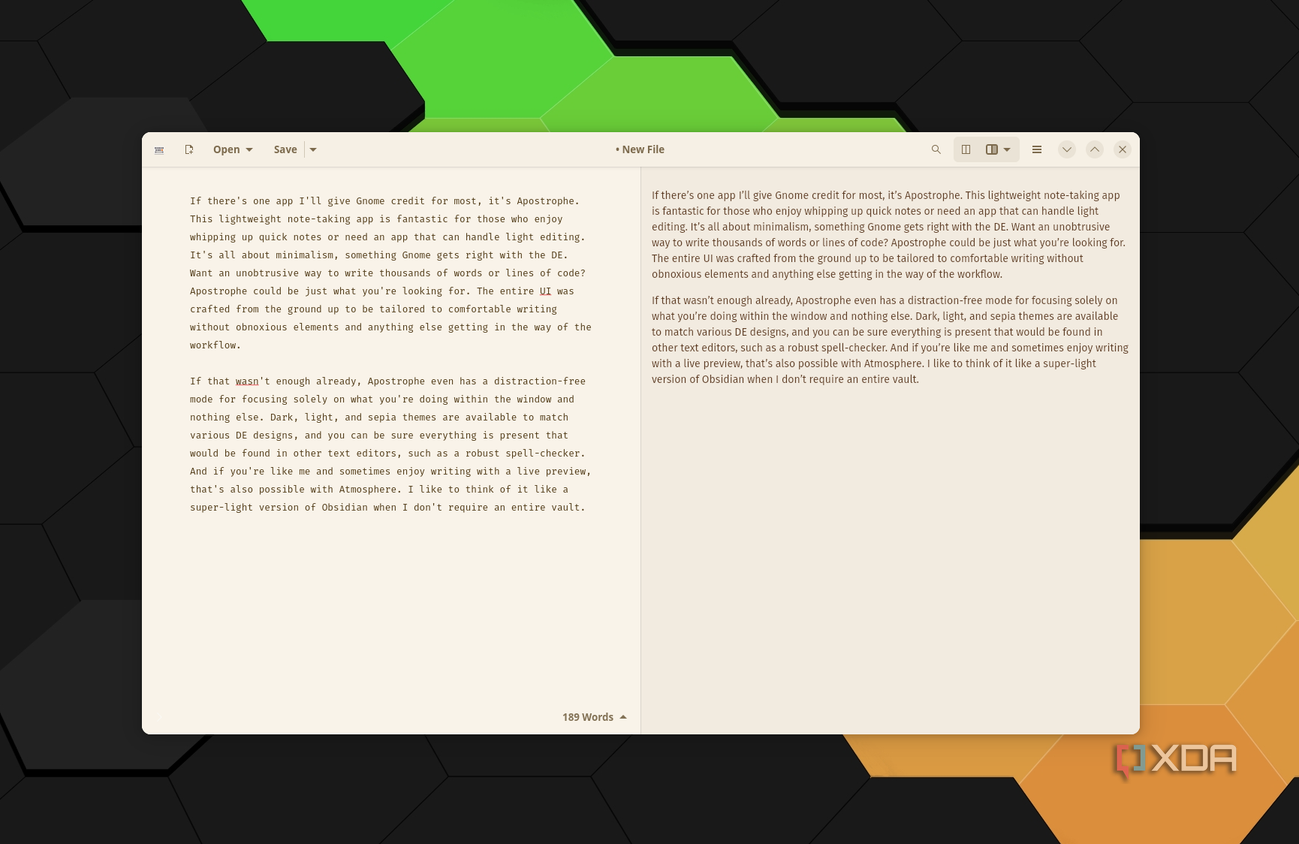 Apostrophe preview