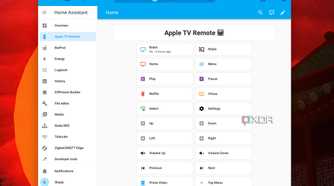 Screenshot of Apple TV Remote as a dashboard in Home Assistant