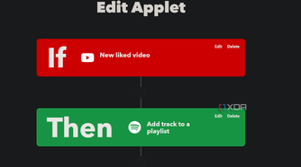 applet for liked youtube songs sent to spotify playlist