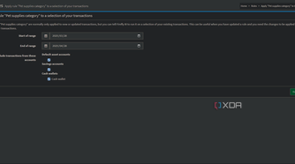 applying a rule to existing transactions in firefly iii