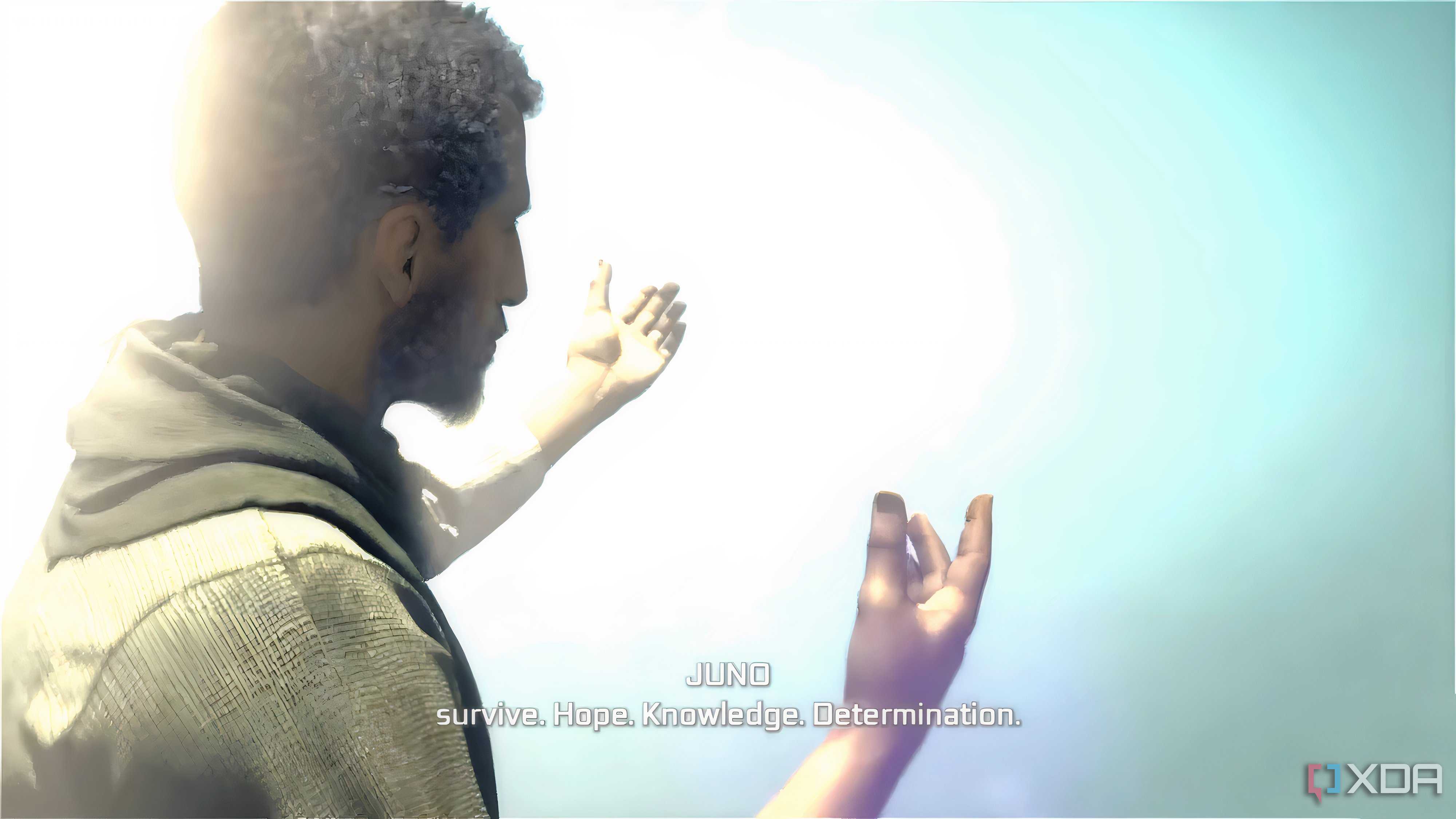 A screenshot from Assassin's Creed 3, showing Desmond Miles.