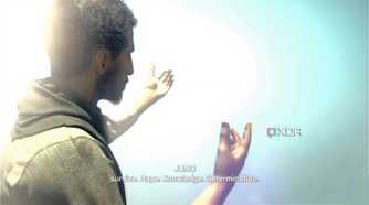 A screenshot from Assassin's Creed 3, showing Desmond Miles.