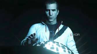 A screenshot from Assassin's Creed 3, showing Desmond Miles.