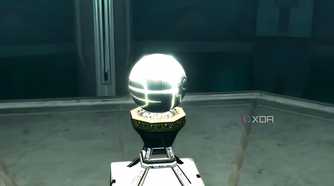 A screenshot from Assassin's Creed franchise, showing a Piece of Eden from the Isu age.