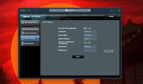 A screenshot of router interface to assign it a new IP for using it as an Access Point