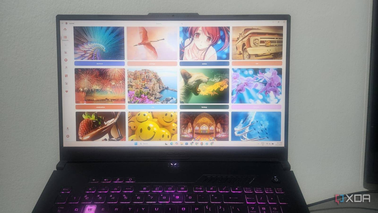 I use this wallpaper app and my desktop is always exciting