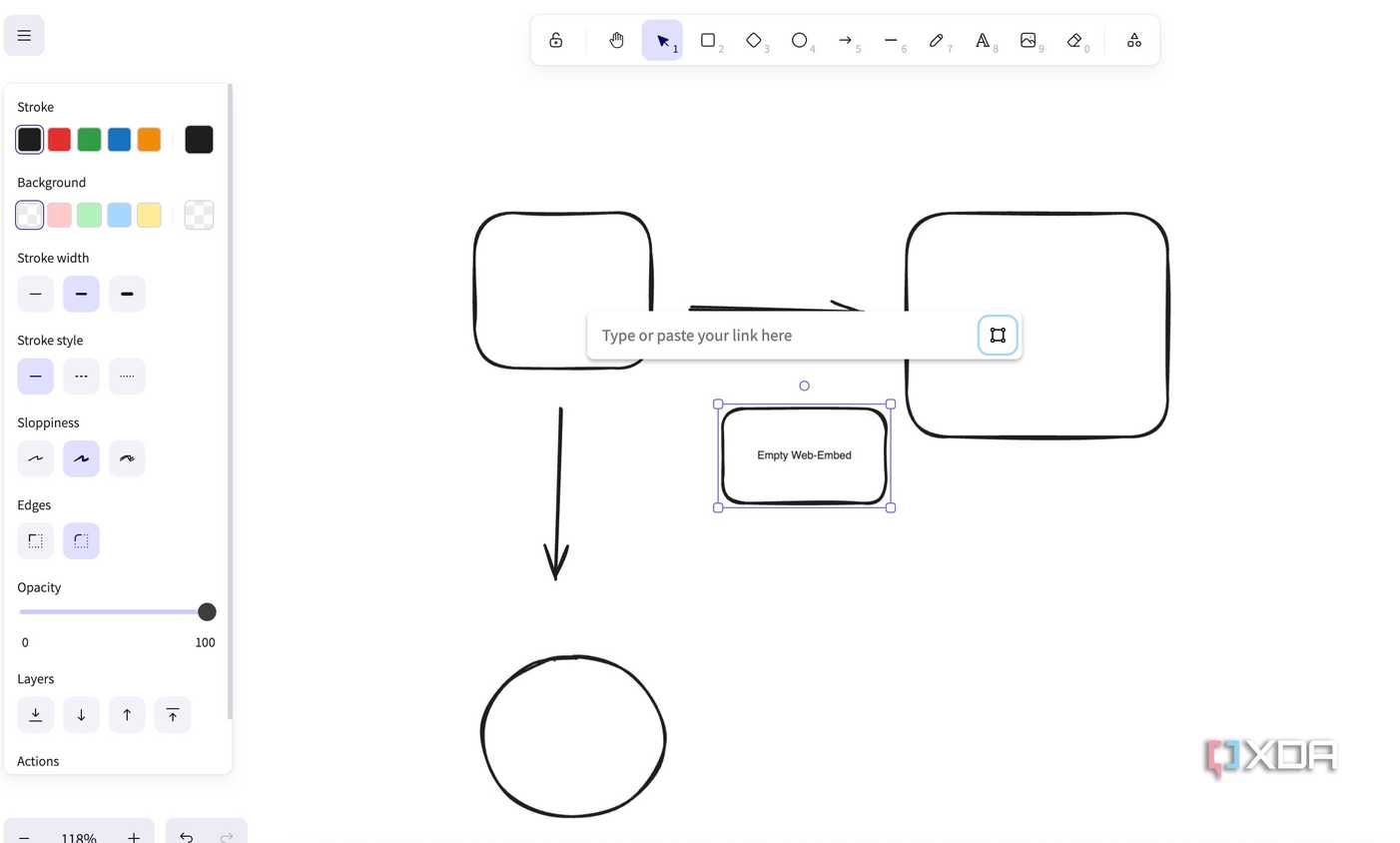 screenshot of Excalidraw