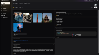 The home page of the Blinko dashboard