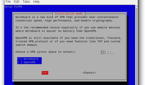 Choose WireGuard