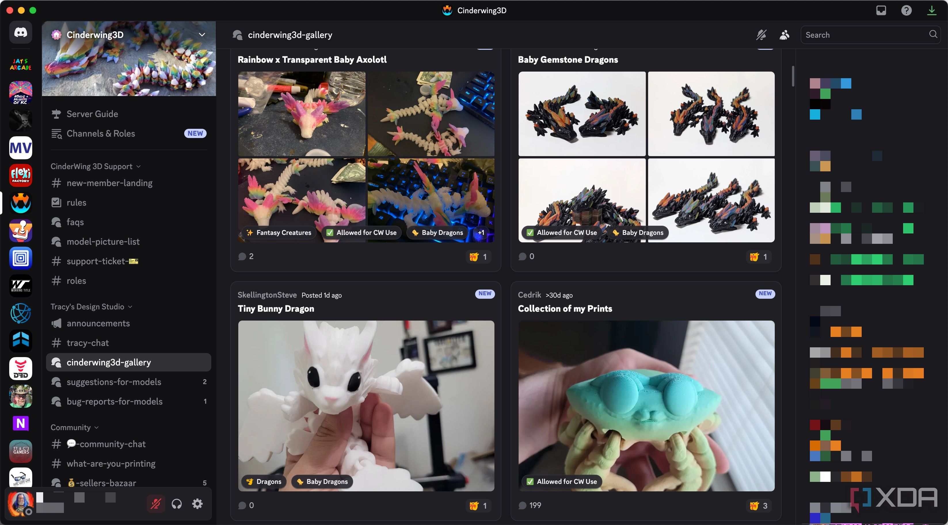 Cinderwing3D Discord server