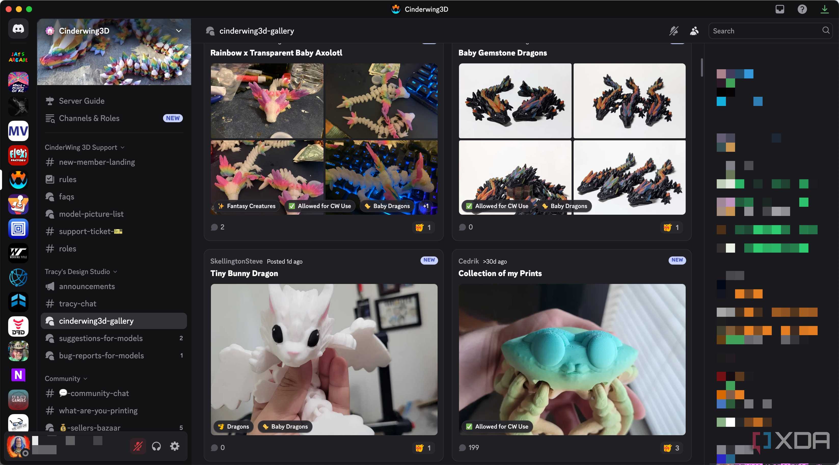 Cinderwing3D Discord server