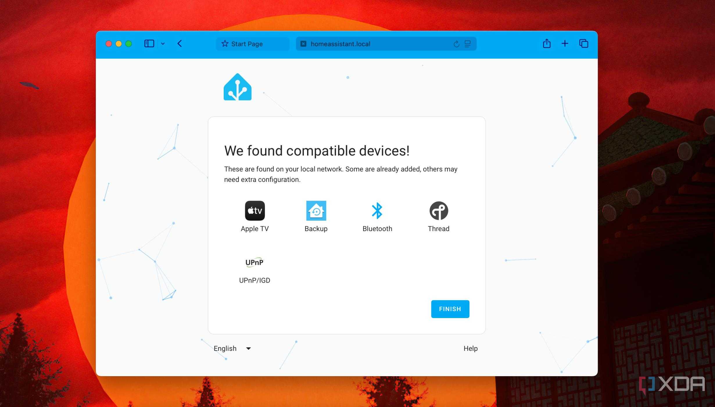 Compatible Devices show up in Home Assistant after making an account