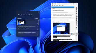 copyq next to windows clipboard history