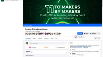 Creality Official Facebook group