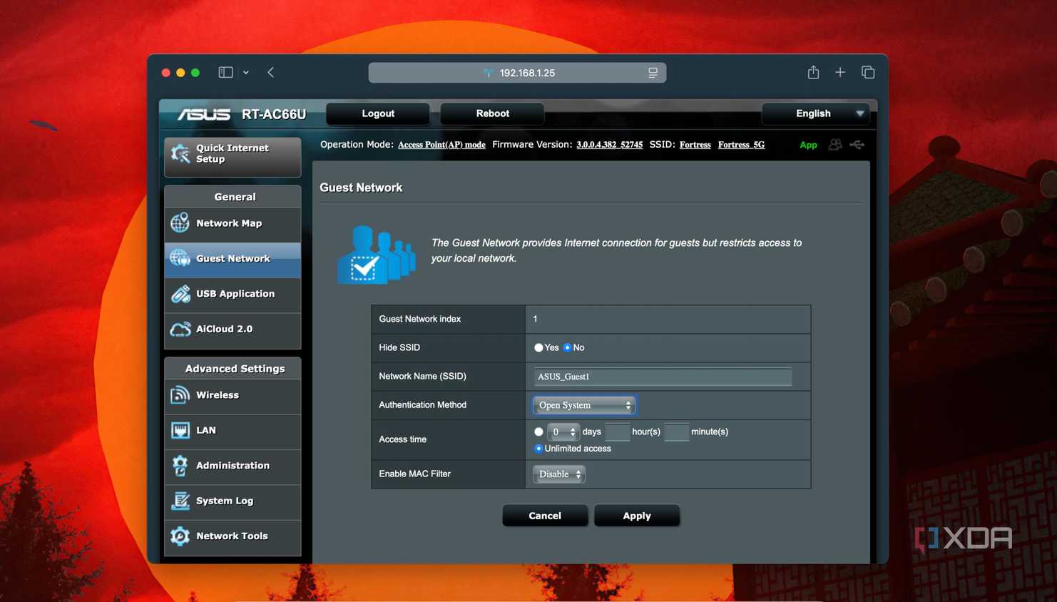 Old Router Ui I used an old router on my home network and here's what I learned