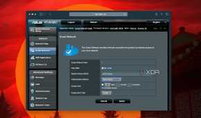 Screenshot of router interface to create a Guest network