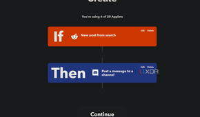 creating reddit to discord applet on ifttt