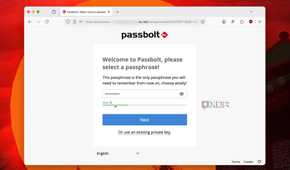Creating stronger passwords while setting up accounts in Passbolt