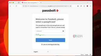 Creating stronger passwords while setting up accounts in Passbolt