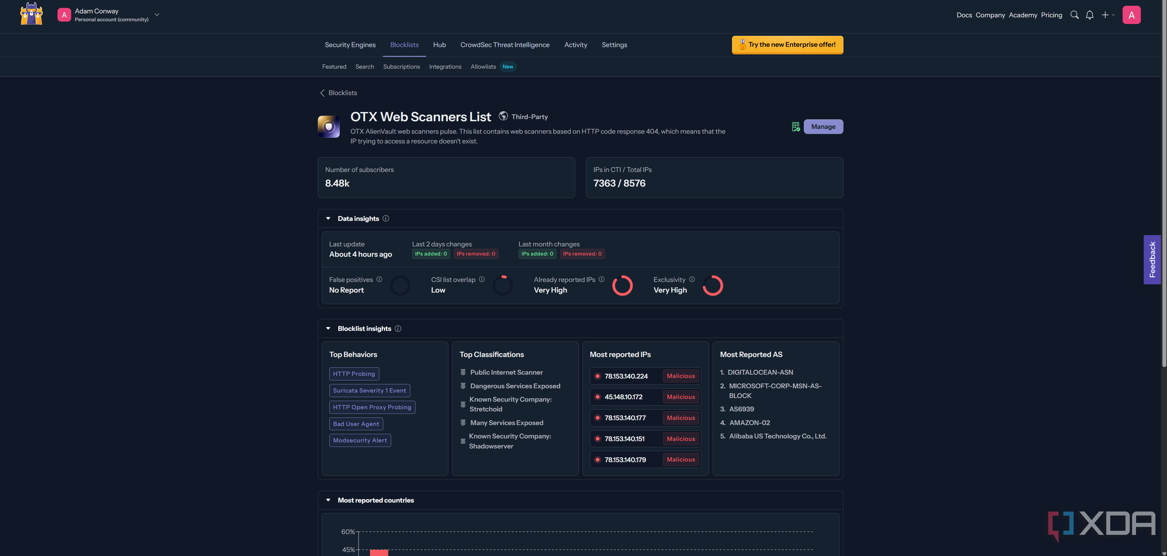crowdsec-subscribe-blocklist