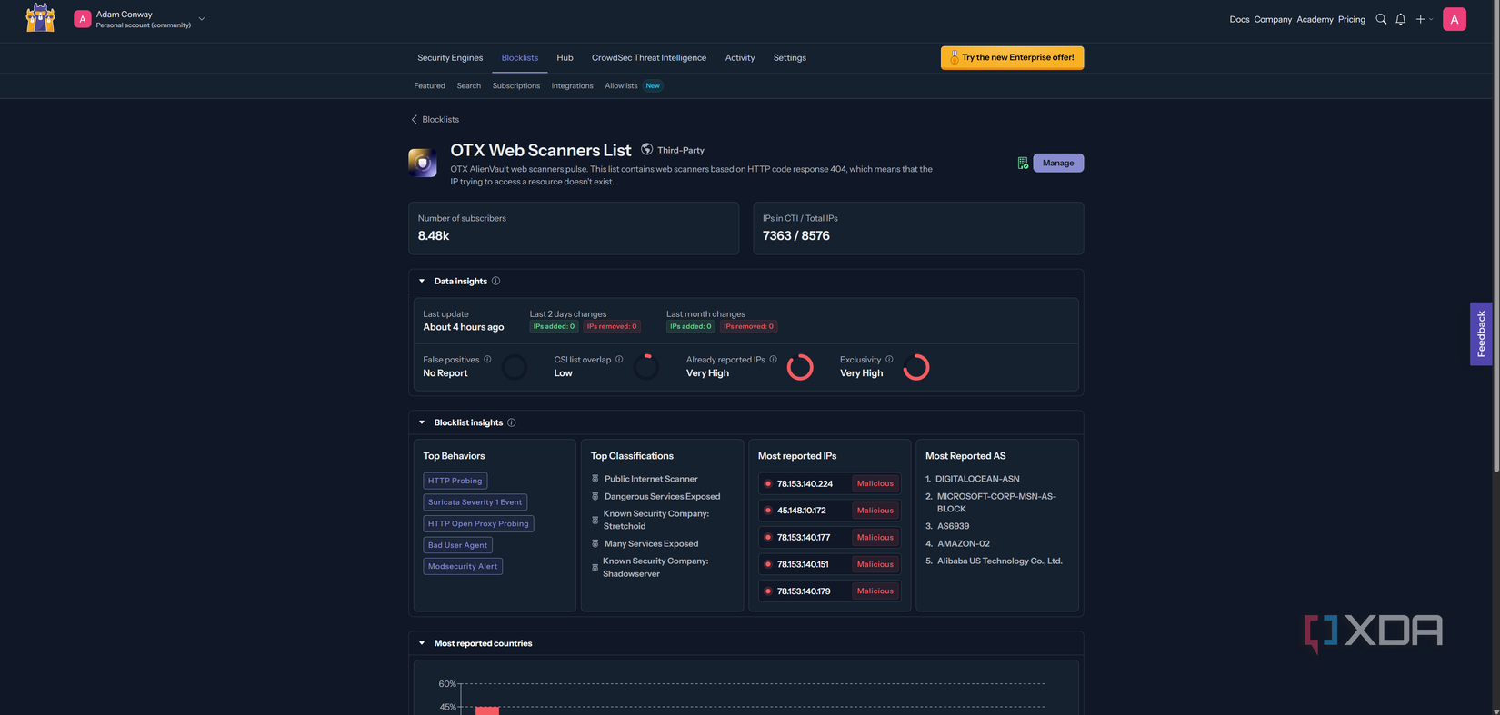 crowdsec-subscribe-blocklist