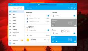 Custom smart home dashboard view in Home Assistant