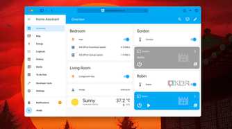 Custom smart home dashboard view in Home Assistant