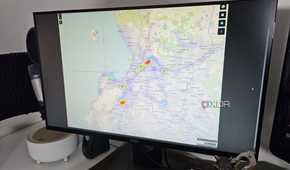 the dawarich app on a desktop monitor