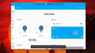 Error when testing device setup in Home Assistant
