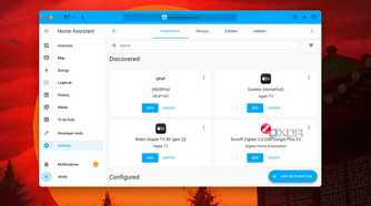 Devices automatically discovered in Home Assistant