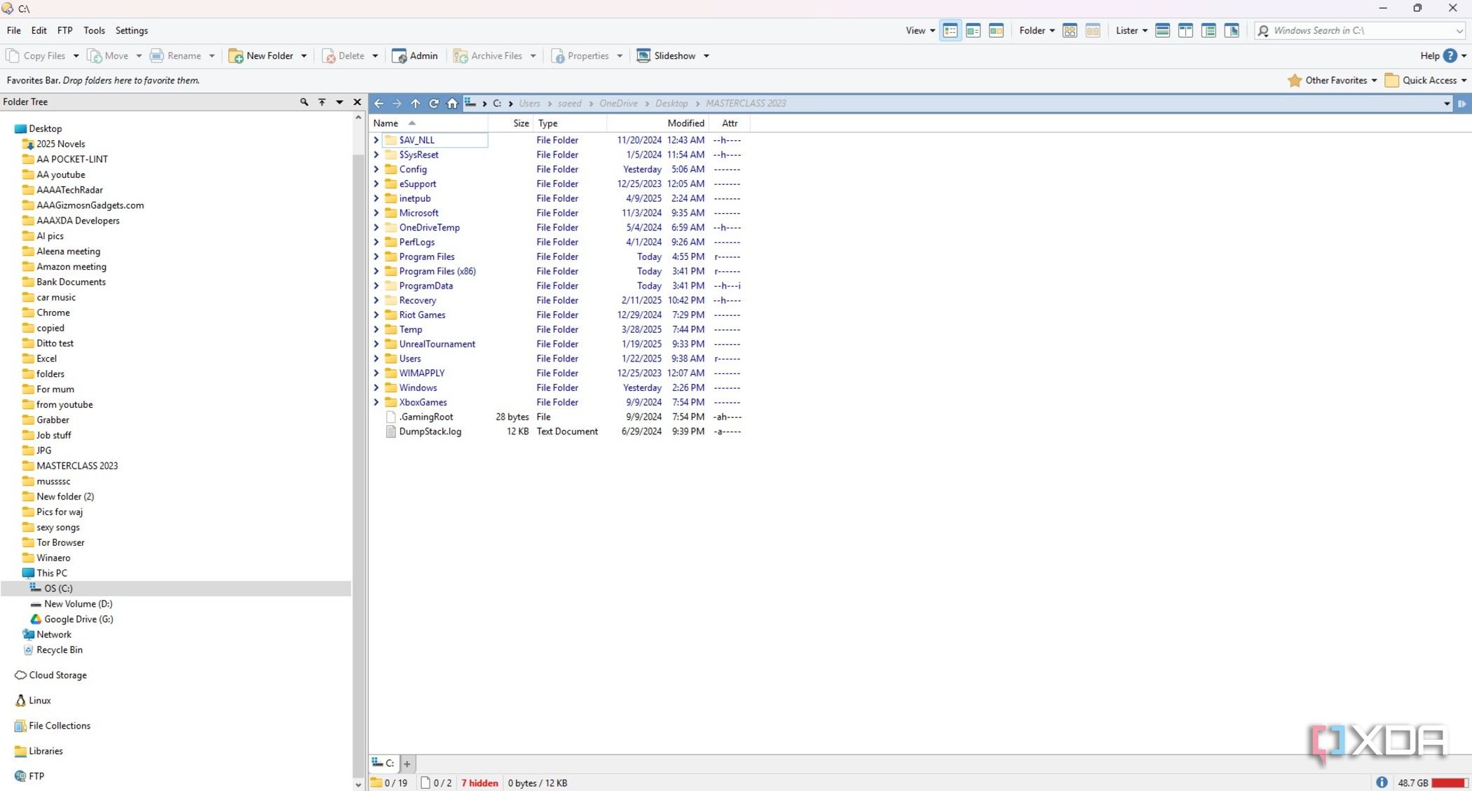 I use this app instead of File Explorer for managing my Windows folders