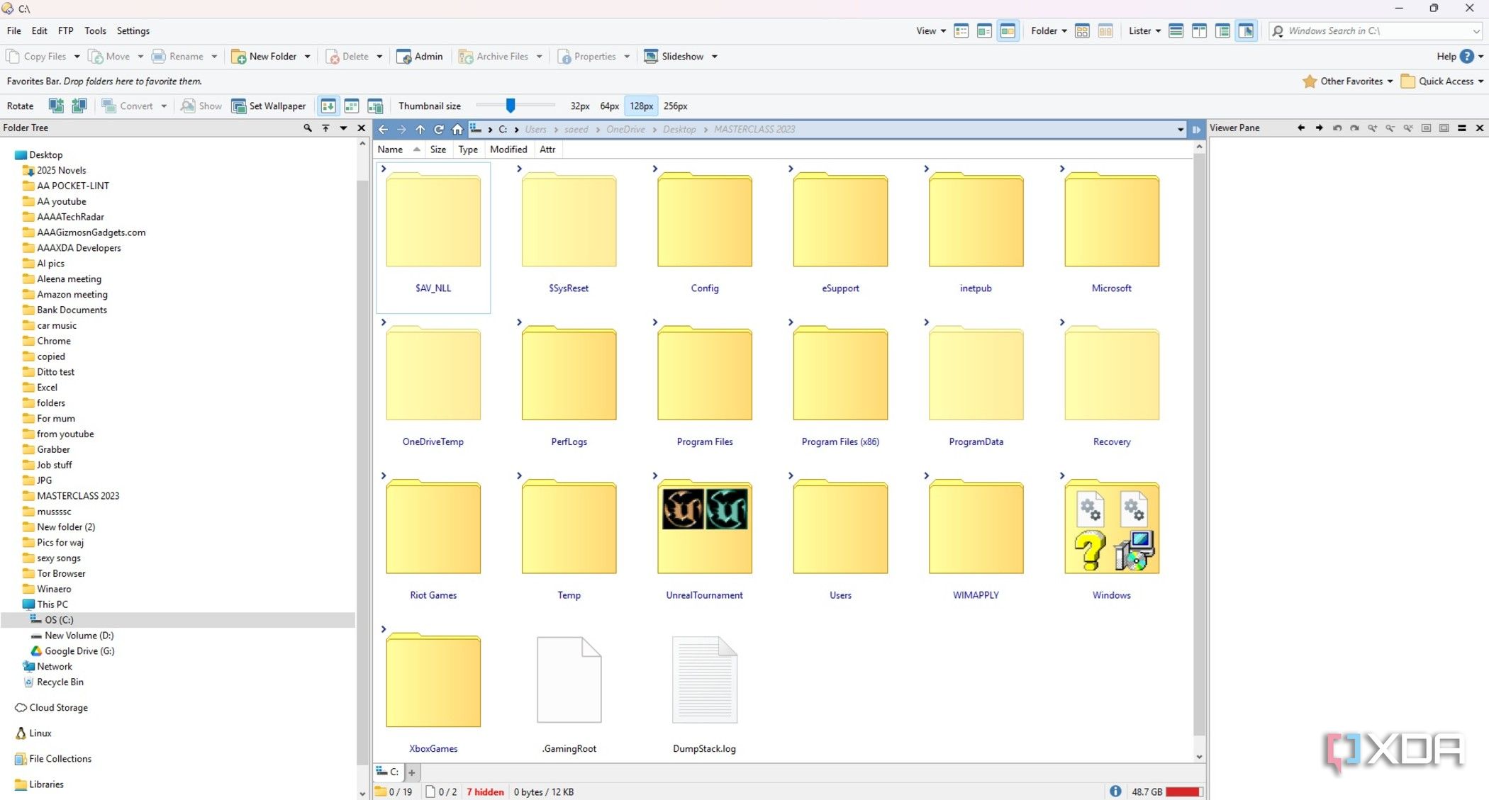 I use this app instead of File Explorer for managing my Windows folders