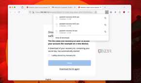 Auto-download of recovery kit for accounts after sign up in Passbolt