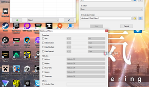 Setting Filters in DropIt.