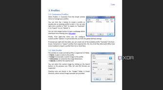 An example of the DropIt guide.