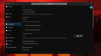 Edit the Live TV plugin in Jellyfin